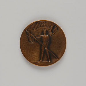 Lot #9046 Los Angeles 1932 Summer Olympics Bronze Participation Medal - Image 2