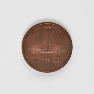 Lot #9119 Montreal 1976 Summer Olympics Copper Participation Medal - Image 1