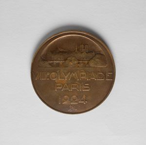 Lot #9036 Paris 1924 Summer Olympics Bronze Participation Medal - Image 1