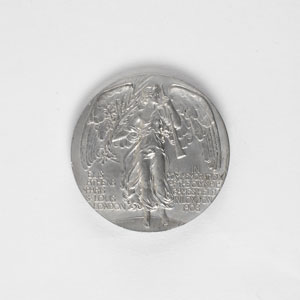Lot #9019 London 1908 Summer Olympics Pewter Participation Medal - Image 1