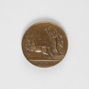 Lot #9039 St. Moritz 1928 Winter Olympics Bronze Participation Medal - Image 1
