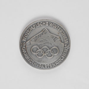Lot #9056 Garmisch 1936 Winter Olympics Silver