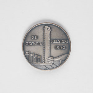 Lot #9073 Helsinki 1940 Summer Olympics Silver