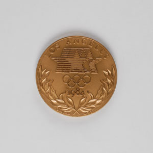 Lot #9133 Los Angeles 1984 Summer Olympics Bronze Participation Medal - Image 2