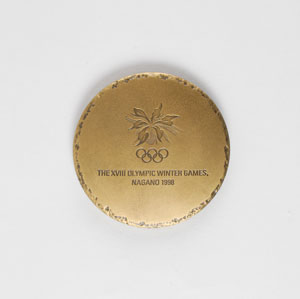 Lot #9155 Nagano 1998 Winter Olympics Bronze Participation Medal - Image 2