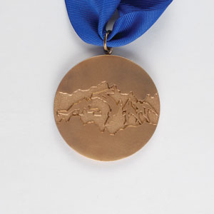 Lot #9136 Calgary 1988 Winter Olympics Bronze Demonstration Sports Winner’s Medal - Image 2