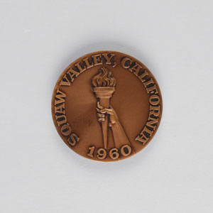 Lot #9094 Squaw Valley 1960 Winter Olympics Participation Medal - Image 1