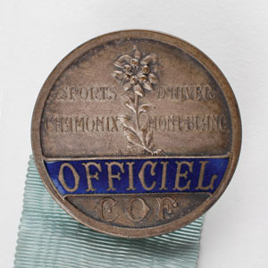Lot #9035  Chamonix 1924 Winter Olympics Official’s Badge - Image 3