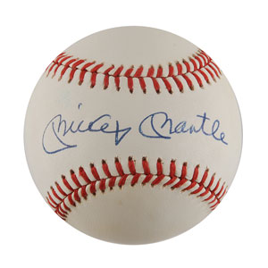 Lot #853 Mickey Mantle