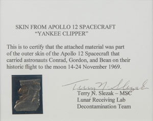 Lot #344 Apollo 12 - Image 1