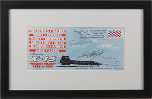 Lot #2330  X-15 Pilots Signed Cover - Image 1