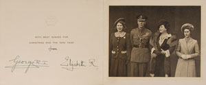 Lot #183 King George VI and Queen Elizabeth - Image 1