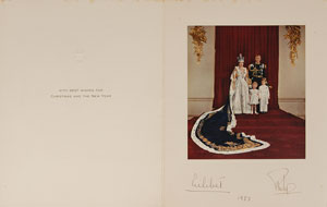 Lot #190 Queen Elizabeth II and Prince Philip - Image 1