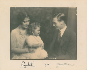 Lot #182 King George VI and Queen Elizabeth - Image 1