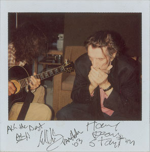 Lot #568 Eddie Van Halen and Harry Dean Stanton - Image 1