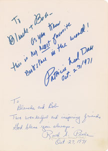 Lot #455 Roald  Dahl and Patricia Neal - Image 1