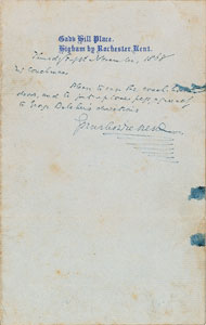 Lot #430 Charles Dickens - Image 1