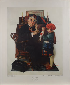 Lot #404 Norman Rockwell