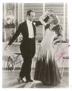 Lot #769 Fred Astaire and Ginger Rogers