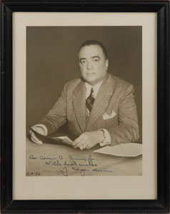 Lot #234 J. Edgar Hoover - Image 1