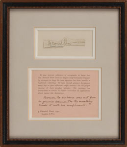 Lot #472 George Bernard Shaw - Image 1