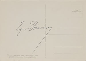 Lot #563 Igor Stravinsky - Image 1