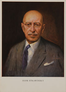 Lot #563 Igor Stravinsky - Image 2