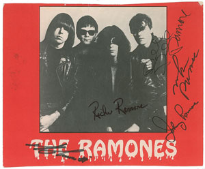 Lot #556 The Ramones