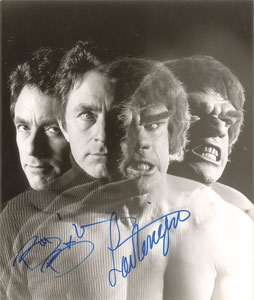 Lot #689 Bill Bixby and Lou Ferrigno - Image 1