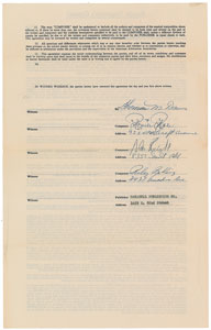 Lot #7154 B. B. King Signed Document