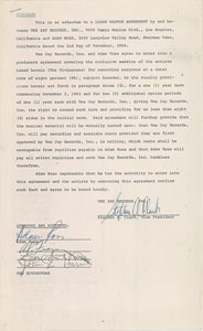 Lot #8343 The Rivingtons Signed Document - Image 1