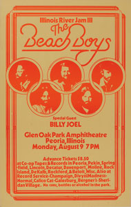 Lot #7181 Beach Boys Concert Poster