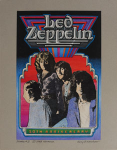 Lot #7141 Led Zeppelin Gary Grimshaw Original Artwork