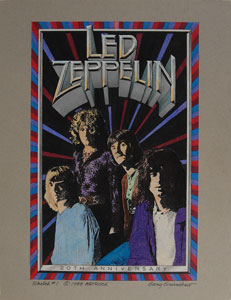 Lot #7141 Led Zeppelin Gary Grimshaw Original Artwork - Image 2