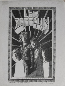 Lot #7141 Led Zeppelin Gary Grimshaw Original Artwork - Image 3