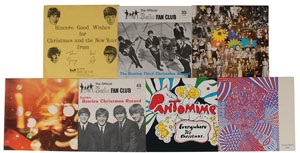 Lot #7042 Beatles Records and Newsletter - Image 1