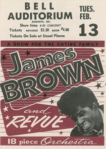 Lot #7188 James Brown Handbill