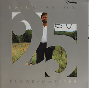 Lot #7191 Eric Clapton Pair of Signed Programs - Image 3