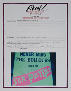 Lot #7381 Sex Pistols Signed Album - Image 4