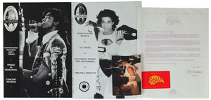 Lot #7464  Prince Collection of (6) Fan Club Items - Image 1