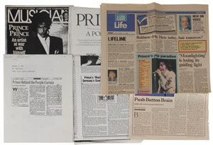 Lot #7465  Prince Collection of Press Materials (11) - Image 2