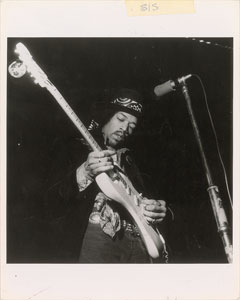 Lot #7091 Jimi Hendrix Photograph