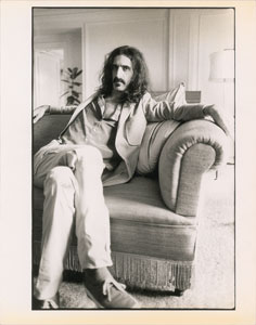 Lot #7264 Frank Zappa Oversized Photograph - Image 1