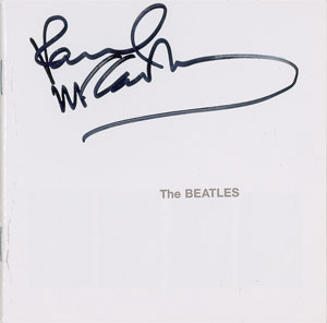 Lot #7018 Paul McCartney Signed CD Booklet