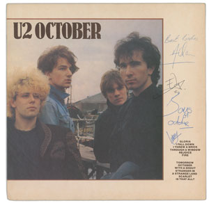 Lot #7394 U2 Signed Album