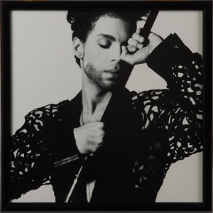 Lot #7425  Prince Handwritten Note To Herb Ritts and Pair of Photos - Image 3
