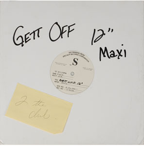 Lot #7419  Prince and the New Power Generation ‘Gett Off’ Test Pressing - Image 1