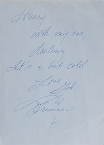 Lot #7519 Prince 1985 Autograph Letter Signed