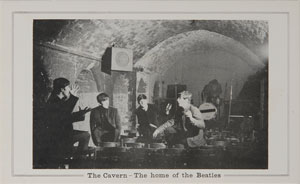 Lot #7053 Beatles Cavern Club Promo Card