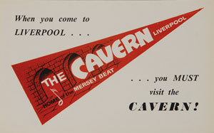 Lot #7053 Beatles Cavern Club Promo Card - Image 2